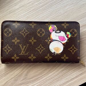 Louis Vuitton X Takashi Murakami Panda Porte Monnaie Wallet